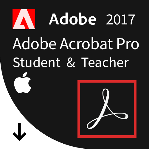 adobe acrobat pro 2017 student and teacher edition software for mac, boxed